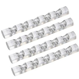 4Pcs Brush Holder Nail Art Acrylic Simple Transparent Pen Brush Stand Brush Rest Brush Rest for 5 Nail Pens Gel Nails Nail Tools Nail Supplies Stylish Useful Paint brush holder Nail Art Brushes