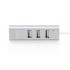 Digitus DA-70253 USB 2.0 100Mbit/s Aluminium interface hub - Digitus