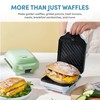 AROMA® 3-in-1 Panini Press, Sandwich Grill, and Waffle Maker with