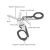Folding Scissors Stainless Steel Clear Scale Wind Breaker Cutter Wrench