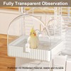 3-in-1 Multifunctional Hanging Bird Bath - Perfect Bathhouse for Small
