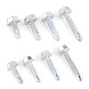 200pcs Self Tapping Screw, Metal Self Tapping Drill Screws Assortment