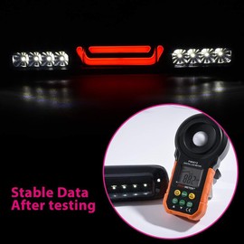 G-PLUS 3D LED Bar Third 3rd Brake Light Compatible with 1999-2006 GMC Sierra/Silverado 1500 2500 3500 & HD Models Rear Cargo Reverse Lamp High Mount Stop light