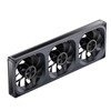 ​JONSBO ZA-360BR (Reverse) PC Case Fan,All(3)-in-One,Single Frame Unit with 3x120mm