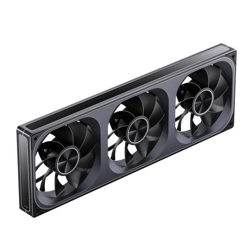 ​JONSBO ZA-360BR (Reverse) PC Case Fan,All(3)-in-One,Single Frame Unit with 3x120mm