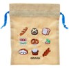Gakken Stayful Drawstring Annas Embroidered Mini Drawstring Pan F13040