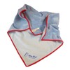 Ha-Ra Cleaning Cloth 'Star' Blue with Red Rim