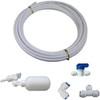 MATTOX 1/4 inch Automatic Plastic Adjustable Float Valve for Aquaponic