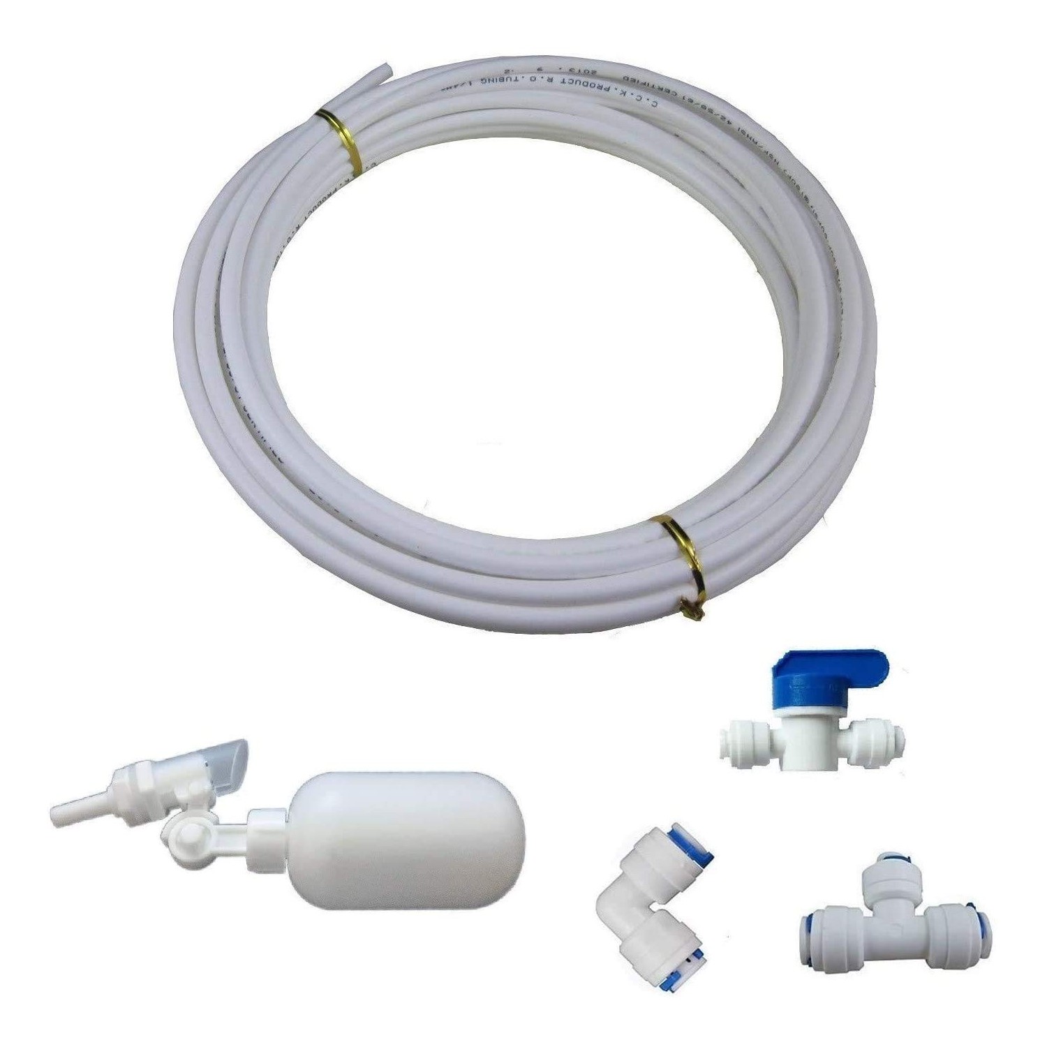 MATTOX 1/4 inch Automatic Plastic Adjustable Float Valve for Aquaponic ...