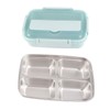 Lunch Box 4 Compartments Design 304 Stainless Steel Matching Tableware