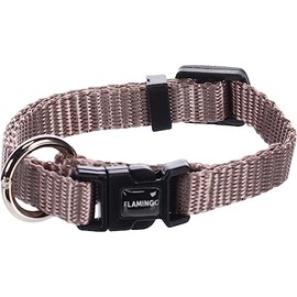 Dog Collar Ziggi Taupe XXS 15-25cm 10mm