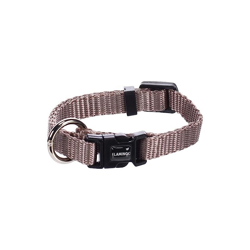 Dog Collar Ziggi Taupe XXS 15-25cm 10mm