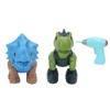 2 Sets Dinosaur Assemble Toy Develop Hand On Ability Educational