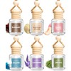 AROIC 6-Pack Car Air Freshener Set - Essential Oil Diffuser