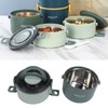 3-Layer Thermal Lunch Box, Leak-Proof, Vacuum Insulated Thermos Container for