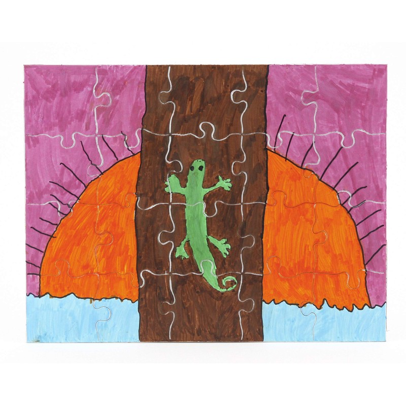 Hygloss Products, Inc Blank Decorating Art Activity, Use This Jigsaw