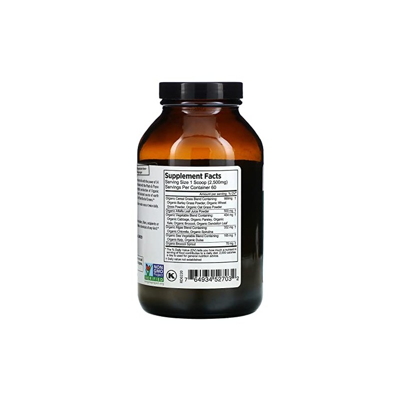 PURE PLANET Lo mejor orgánico de verduras, 150 GR