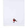 Peggy Wilkins Festive Robin Embroidered Christmas Hand Towel - 50cm