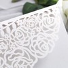 YIMIL 20 Pcs 5.12 x 7.21 inch Tri-fold Laser Cut