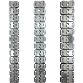 24’’ stainless steel Conveyor belt fasteners with hinge pin 2 pairs in a box, industrial belt staple lacing (Belt thickness 5-6mm)