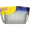 Glad Ware Big Bowl Containers with Lids, Round Size, 3