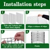 Adnee 10 Packs Wire Plant Protector from Animals - 12"