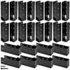 24 Pcs Upgraded Concealed Beam Hangers, 2"x4" Outdoor Concealed Flange,