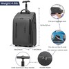 GOTECH Rolling Backpack Waterproof Commuter Backpack with Wheels for Business,