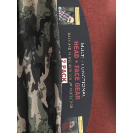 Unbranded 2 pack CAMO Multi Functional Head NECK Gaiter Face Mask Hunting Gear Covering UV