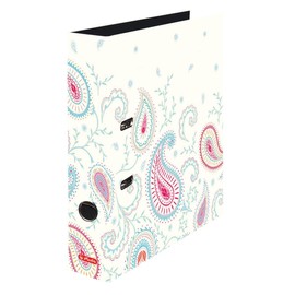 Herlitz maX.file A4 Folder 8 cm Paisley White Pack of 1