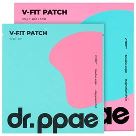 닥터빼 턱살제거 윤곽패치 V-Fit 브이핏 패치, 5개입, 1개 Dr. Bbae Jawline Removal Contour Patch V-Fit, 5 pieces, 1 patch