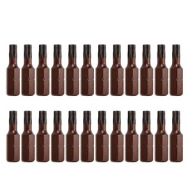 Rannb T20 Torx Bit Set Six Points Magnetic Security Torx Screwdriver Bits with 1/4" Hex Shank - 24pcs