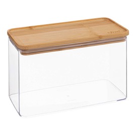 Storage container rectangular bamboo lid "eske" 2 l 5 five simply smart