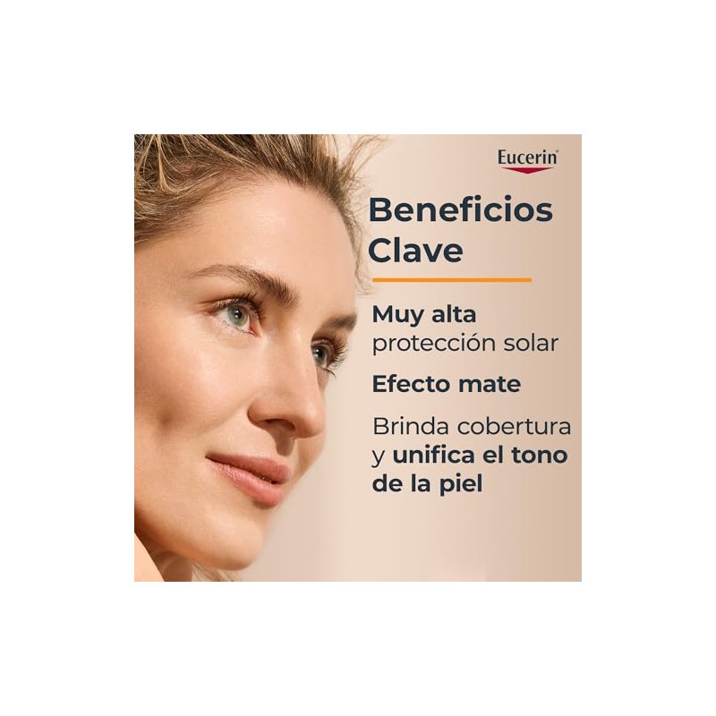 Eucerin Sun Oil Control Fps Tono Claro 50ml