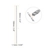 HARFINGTON 20pcs Extra Long Drill Bits, 1.1mm HSS Drill Bit