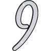 Hillman Nail-On Reflective House Number 9 for Mailbox and Door,