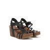 Blowfish Malibu Heidi Wedge Black Dyecut, 6.5M