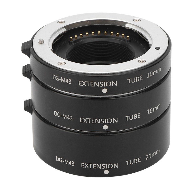 DG‑M43 10mm16mm21mm Automatic Focusing Macro Adapter Ring Fit for Olympus