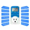 Timer Outlet, Digital Outlet Timer with Countdown/Repeat Cycle Intermittent, Indoor