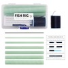 Fishing Rod Repair Kit,Fishing Rod Guides Spinning Rod Guides 7x12cm
