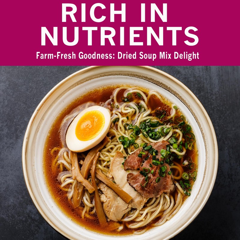 Spices Village Dried Ramen Toppings, Vegetable Mix, Nutritious Dehydrated Vegetables,