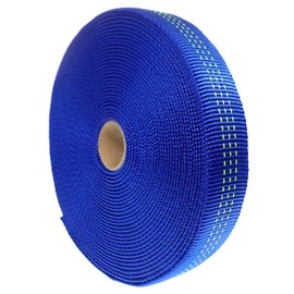 GM CLIMBING UIAA CE Certified 4000Lb 25mm Nylon Tube Webbing 9.2M Roll Strap Anchor Making Hiking Climbing Arborist Lumber Rappel Rescue Outdoor Repair Replacement Blue