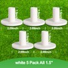 Rubber Golf Tees for Mats Adjustable Height Golf Simulator Tees,
