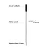 Black Ink Refill, Replaceable Ballpoint Pen Refills Compatible with Cross