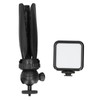 Portable Phone Microphone Vlogging Equipment Microphone Kit with LED Light