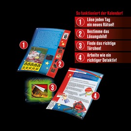 Kosmos 632441 Advent Calendar, Solve the 24 Exciting Puzzles in the Creepy Shipwreck, Toy and Puzzle Advent Calendar 2022 for Detectives, for Children from 8 Years