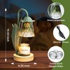 Flower Candle Warmer Lamp with Timer Dimmable, Unique Candle Warmer