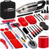GPUSFAK 41Pcs Car Wash Cleaning Kit with High Power Handheld