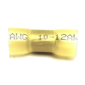 MVP 10 Yellow 10-12 AWG Heat Shrink Butt Splice Parallel Connector Terminals