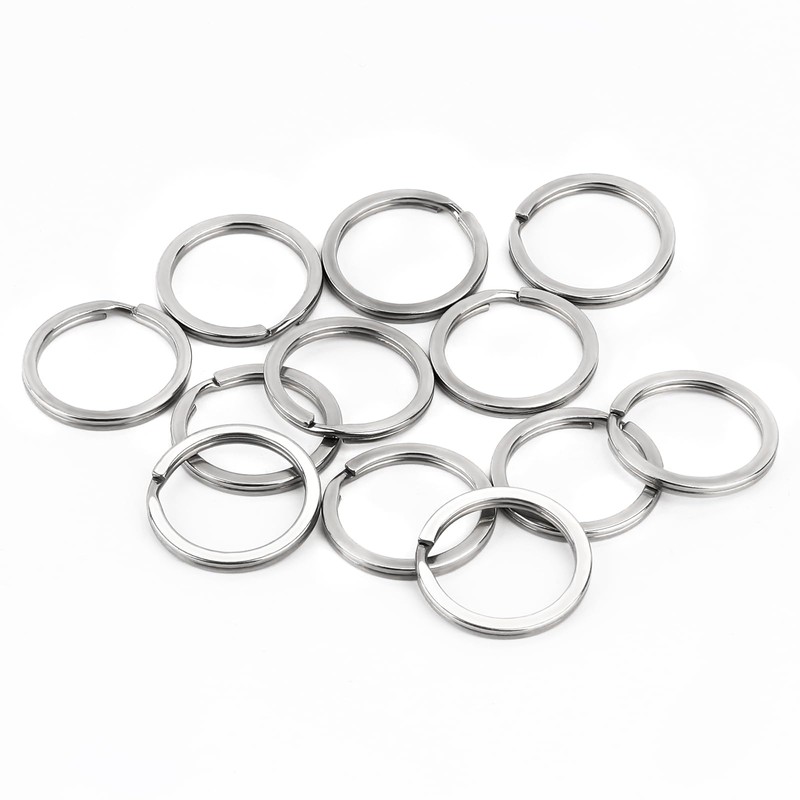 1 Inch Heavy Duty Key Rings - 10PCS Key Rings